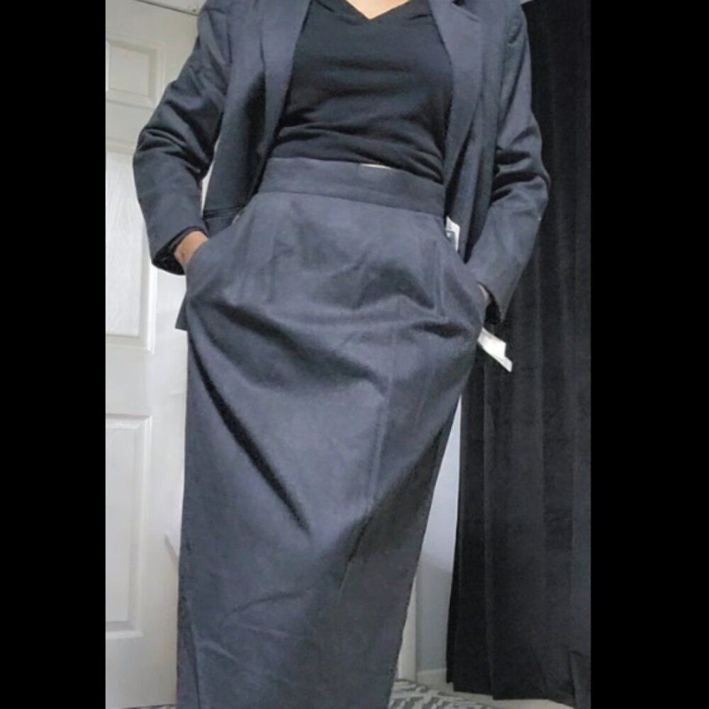 NWT Gray Madison Club Canadian 100% Pure Virgin Wool Suit Size M